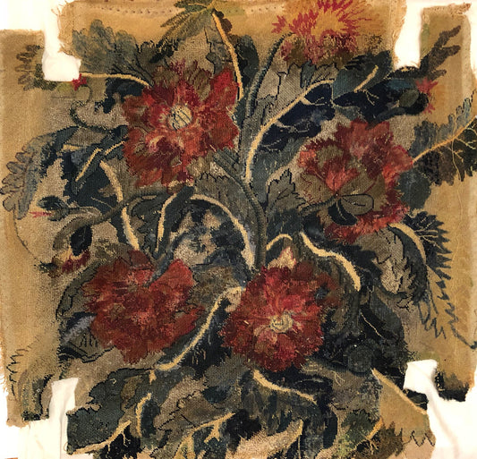 17th Century French Needlepoint ID: D047 B