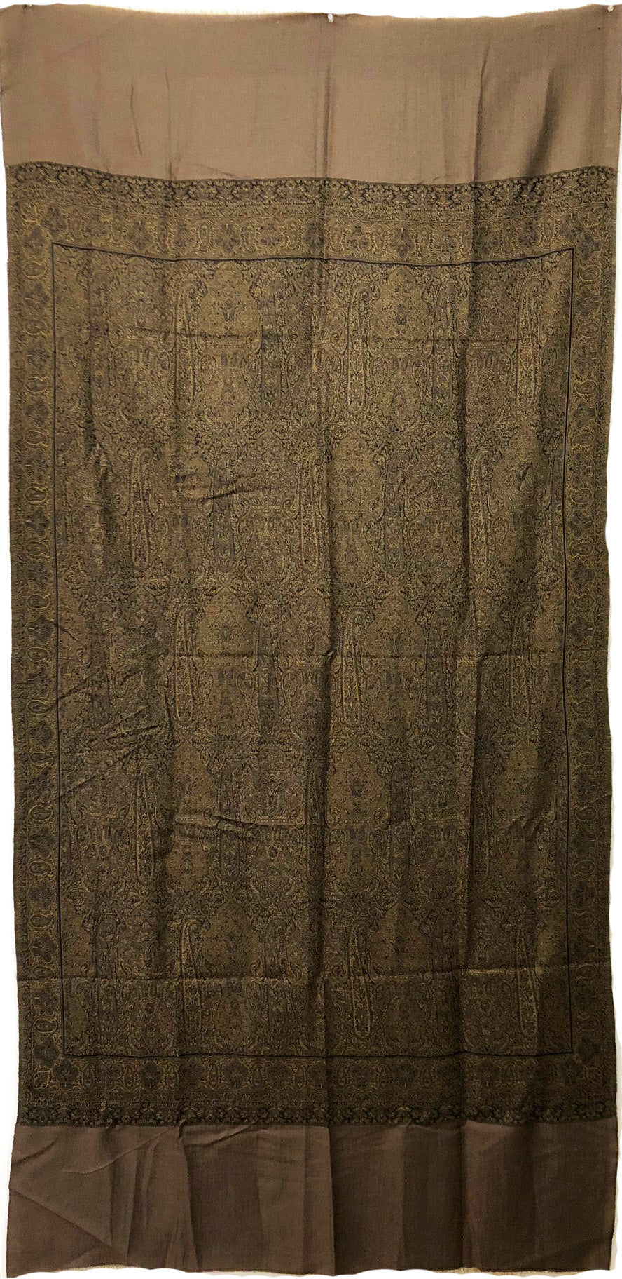 20th Century Indian Paisley Wool Throw ID: D0619-05