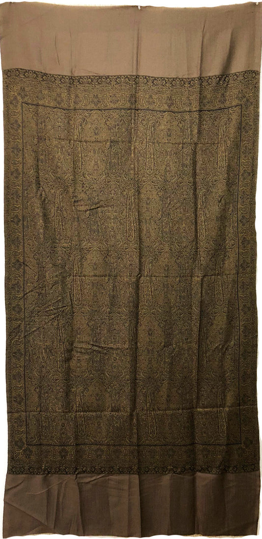 20th Century Indian Paisley Wool Throw ID: D0619-05