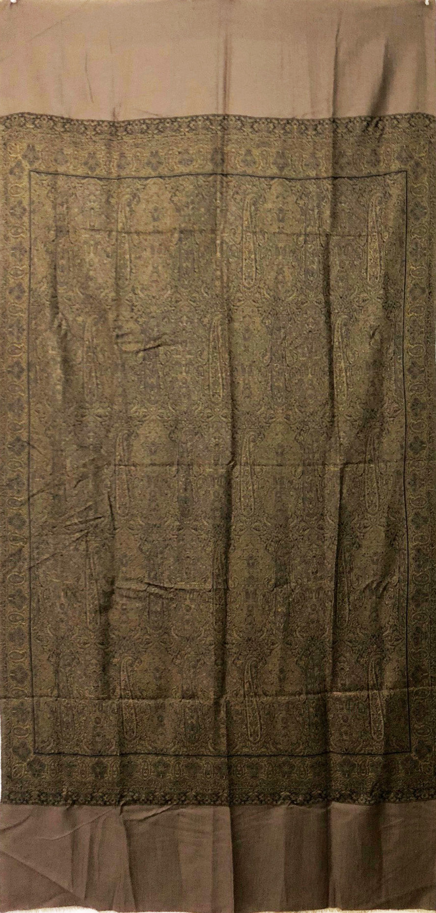 20th Century Indian Paisley Wool Throw ID: D0619-05