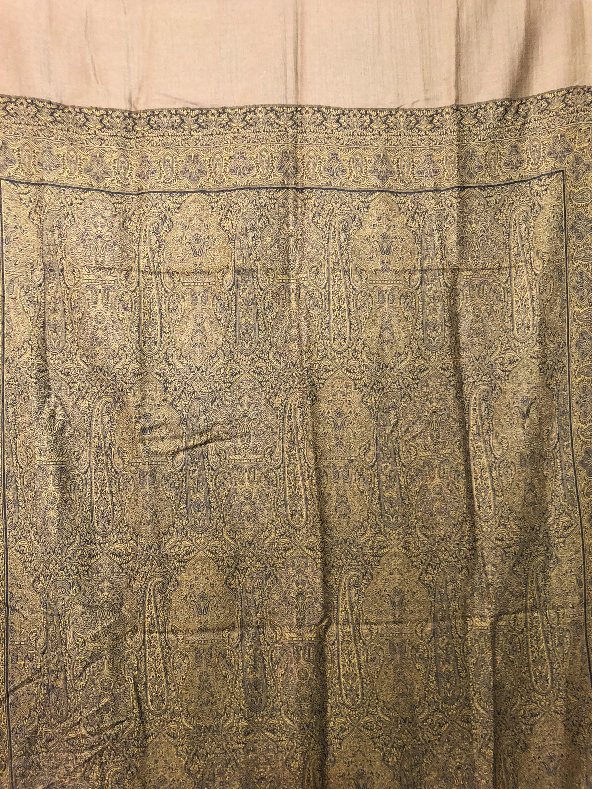 20th Century Indian Paisley Wool Throw ID: D0619-05