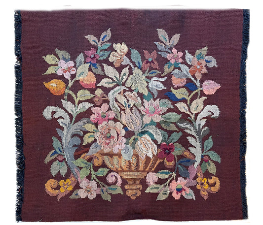 19th Century Brussels Tapestry for Pillows ID: D0619-11