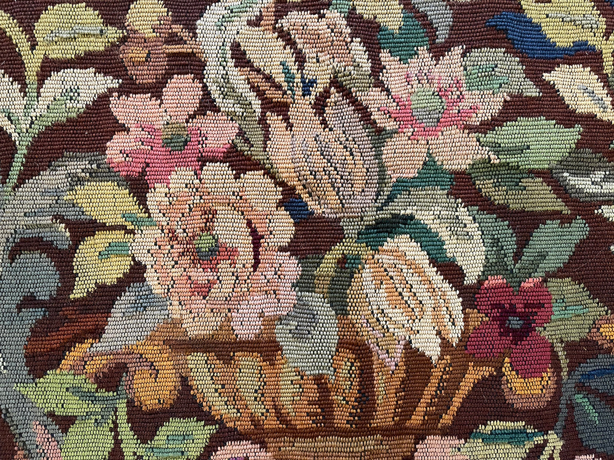 19th Century Brussels Tapestry for Pillows ID: D0619-11
