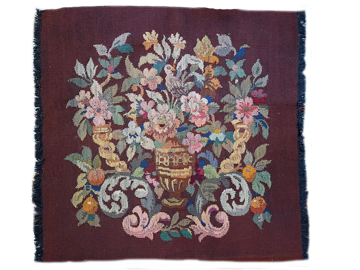 19th Century Brussels Tapestry for Pillows ID: D0619-11