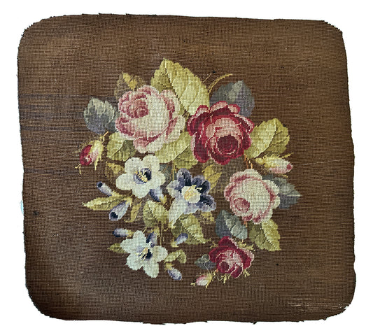 Floral Design Needlepoint for pillow ID: D105