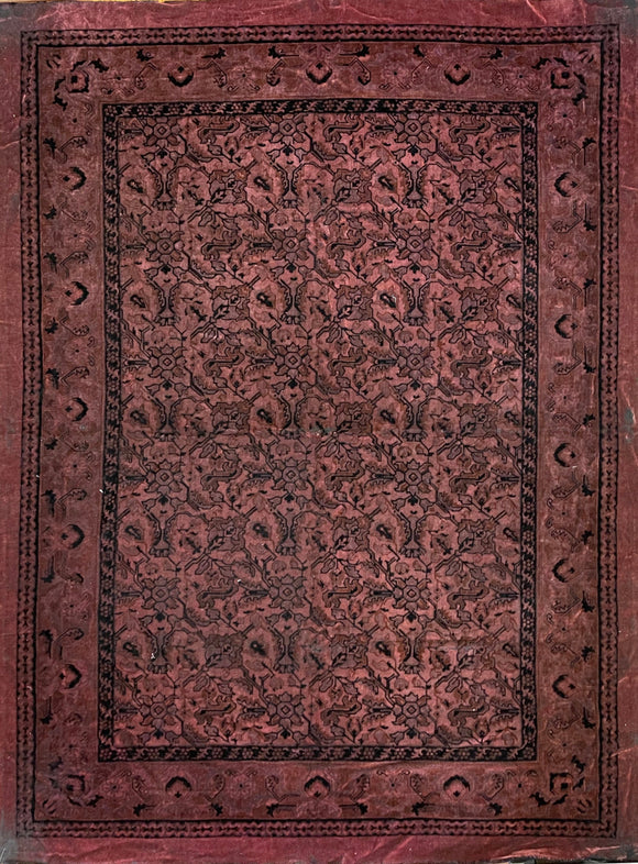 19th Century European Cut Velvet