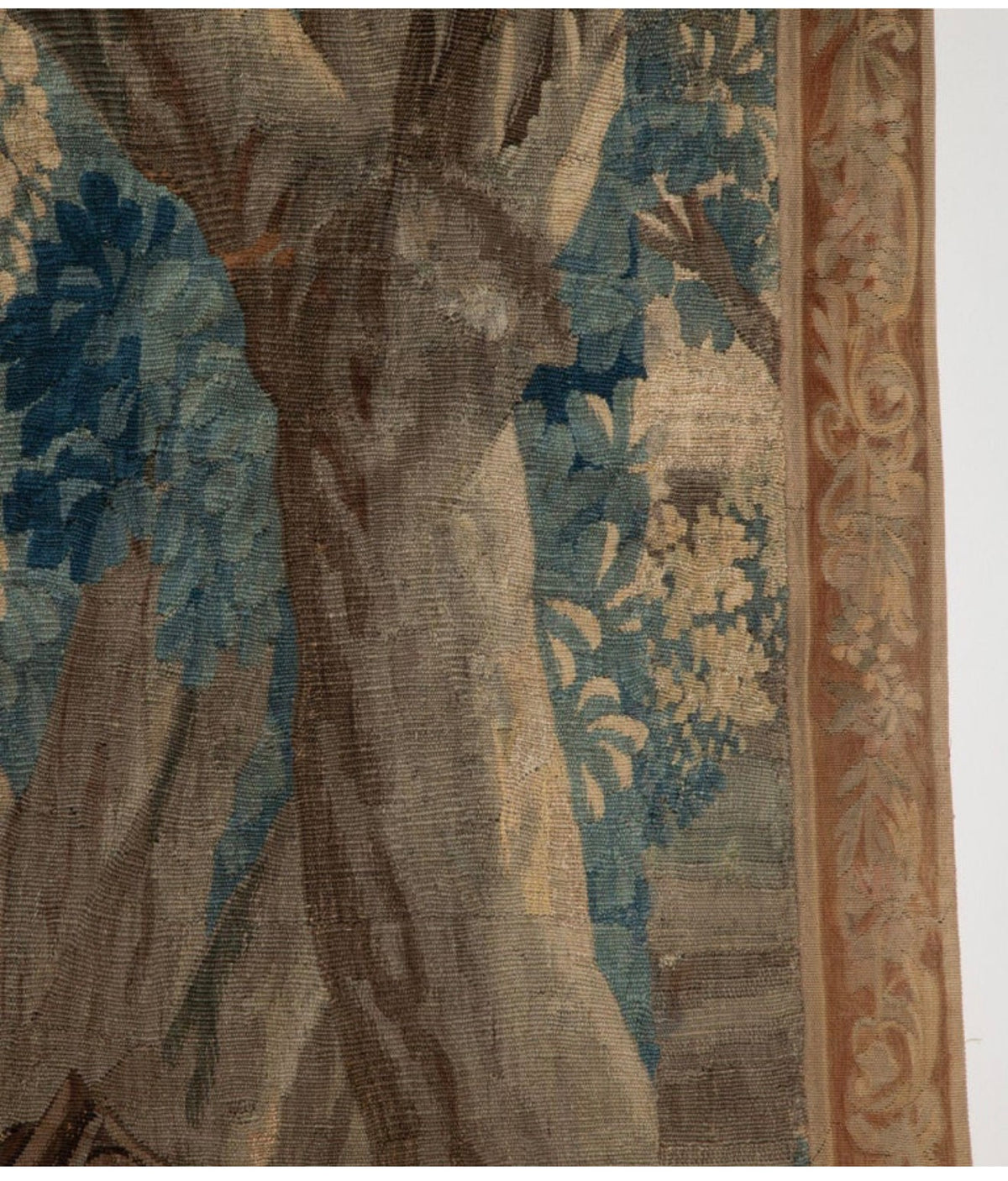 Early 18th Century Flemish Tapestry Wall Hanging - Girl on a Swing