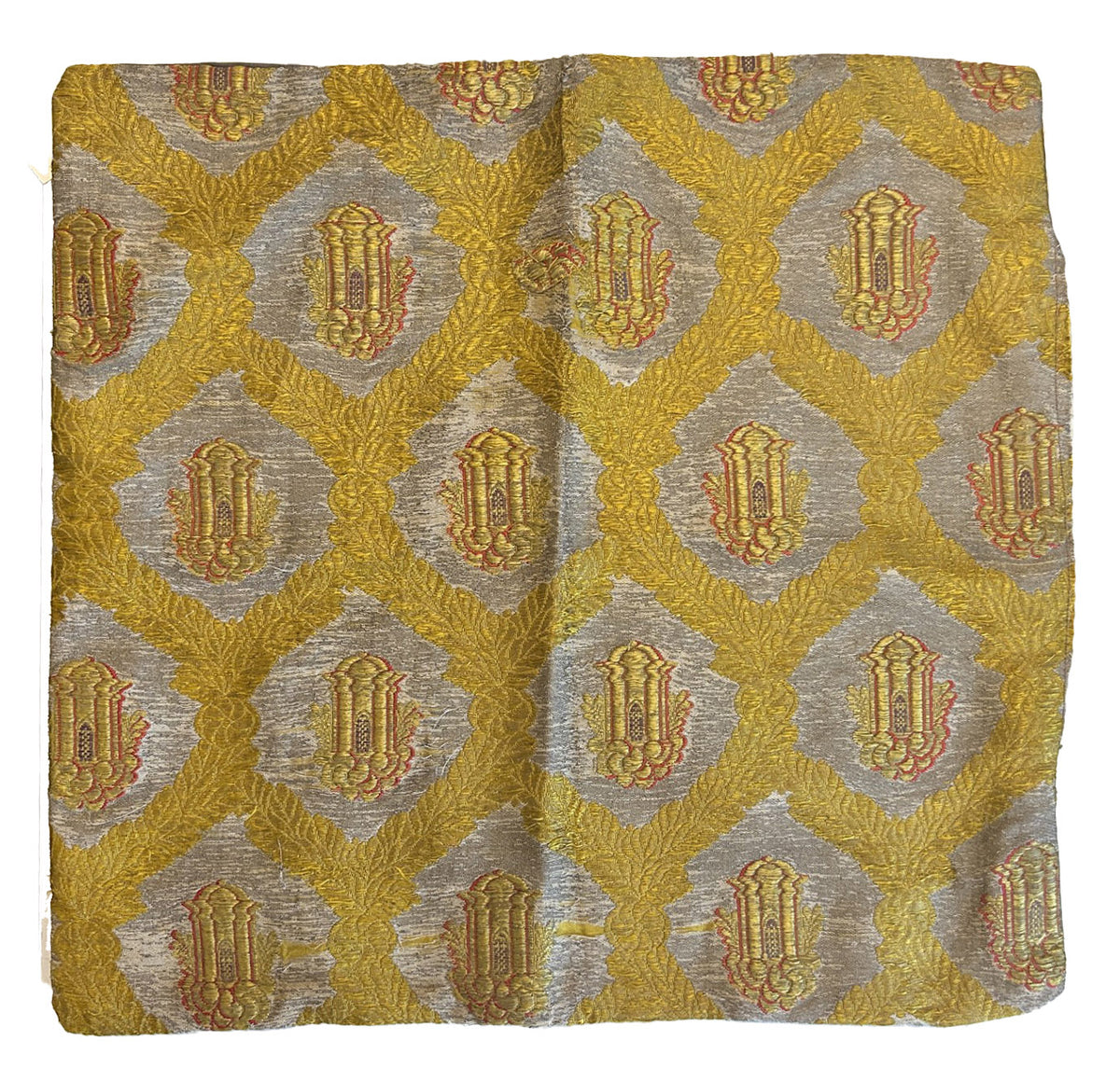 17th Century Italian Embroidery (pillowcase) ID: L022