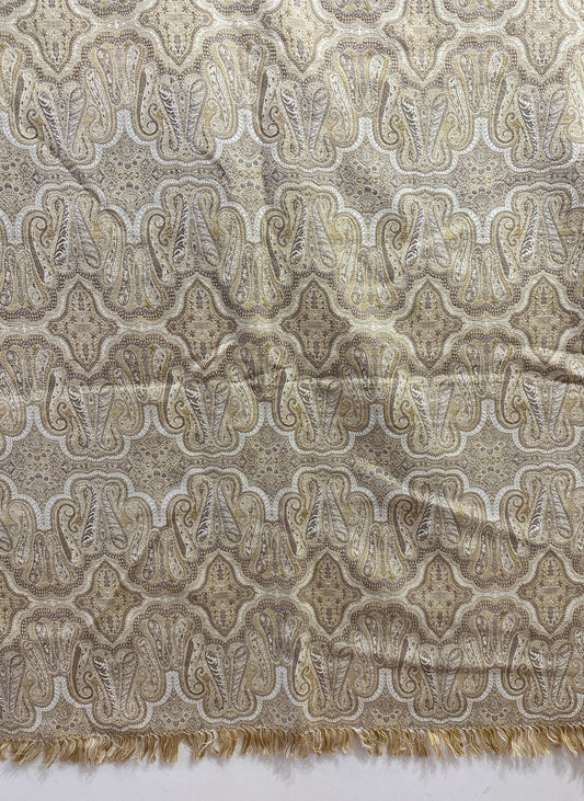 19th Century Machine-made Indian Paisley Throw ID: L030