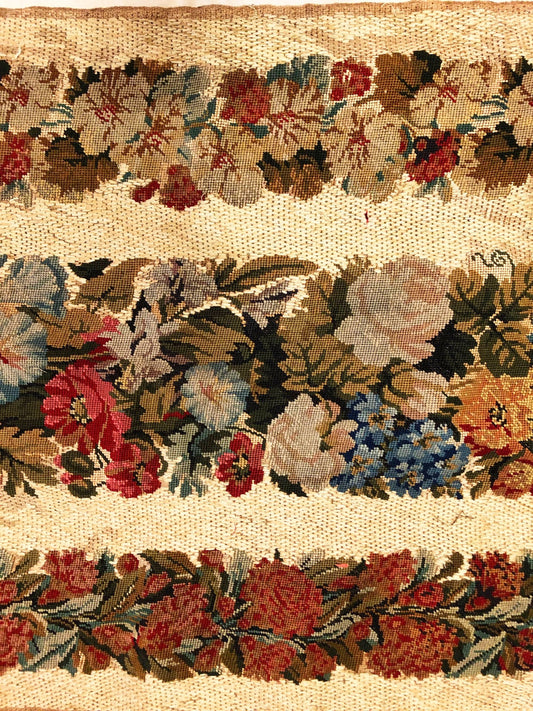 18th Century English Needlepoint ID: L105 A