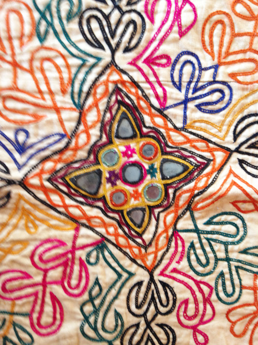 19th Century Indian Embroidery ID: L124