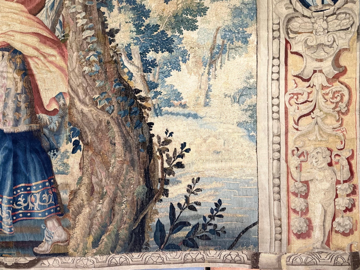 16th Century French Tapestry ID: M142