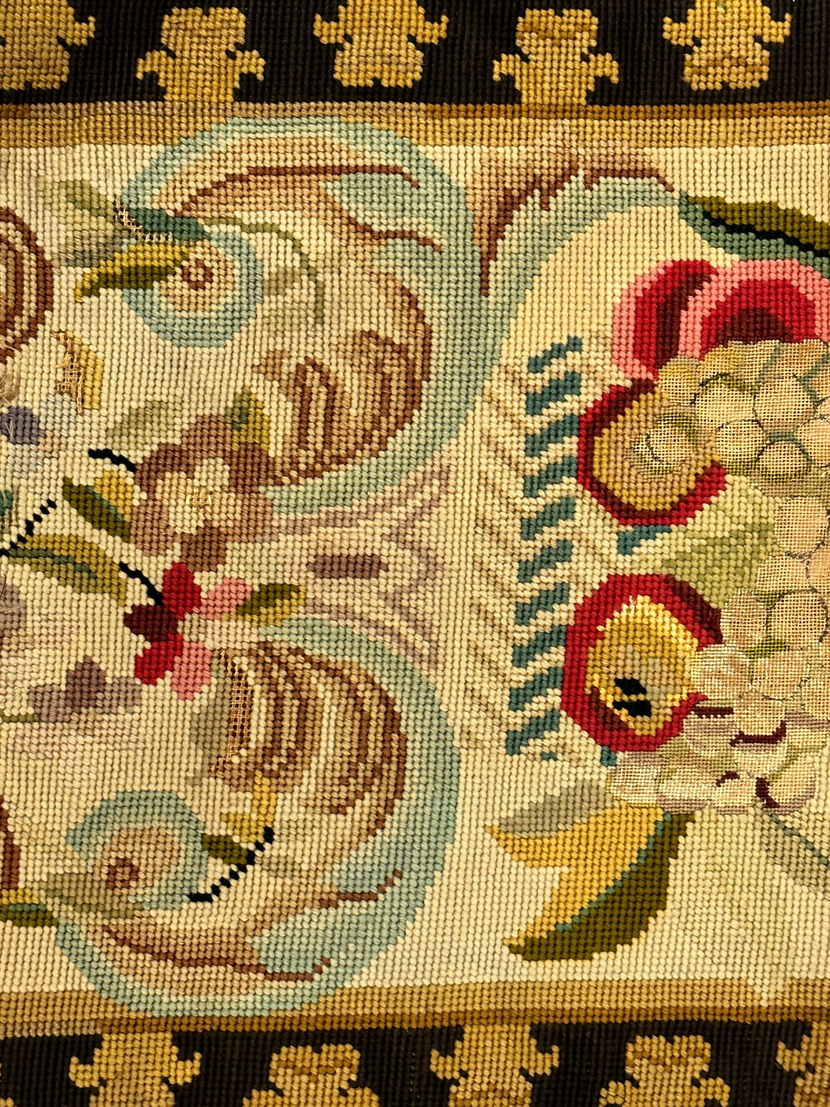 18th Century American Needlepoint ID: M151