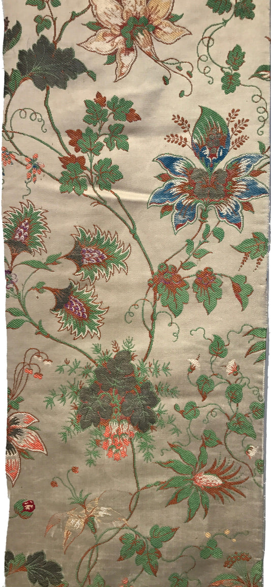 18th Century French Embroidery Panel ID: M17-006