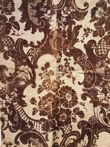 19th Century Brussel Cut Velvet