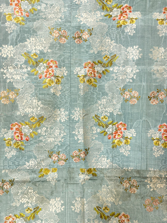 18th Century French Silk Embroidery ID: M235