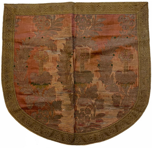 16th Century Italian Embroidery on Brocade ID: M38