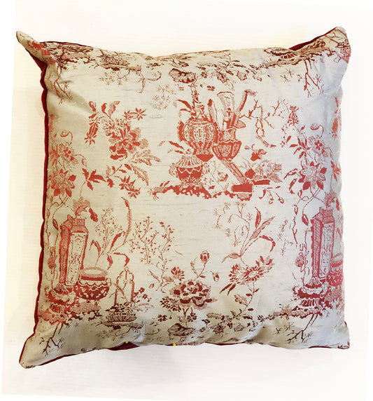 19th Century Chinese Silk Pillow ID: P0107