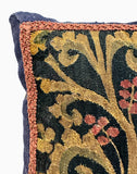 16th Century Brussels Tapestry Pillow