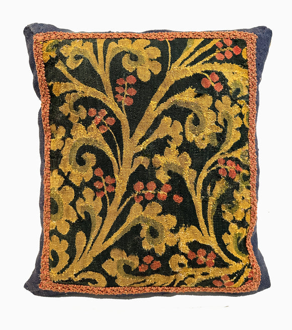16th Century Brussels Tapestry Pillow