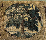 17th Century Brussels Tapestry Pillow with fringes