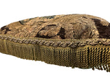 17th Century Brussels Tapestry Pillow with fringes