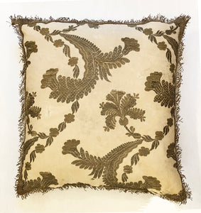 17th Century Brussels Church Coverlet Pillow