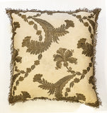 17th Century Brussels Church Coverlet Pillow