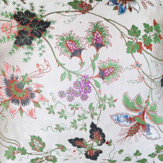 18th Century French Silk Embroidery Pillow ID: P1090