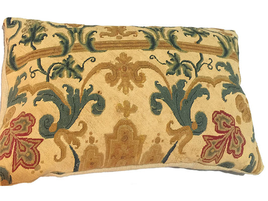 18th Century Needlepoint Pillow ID: P111503