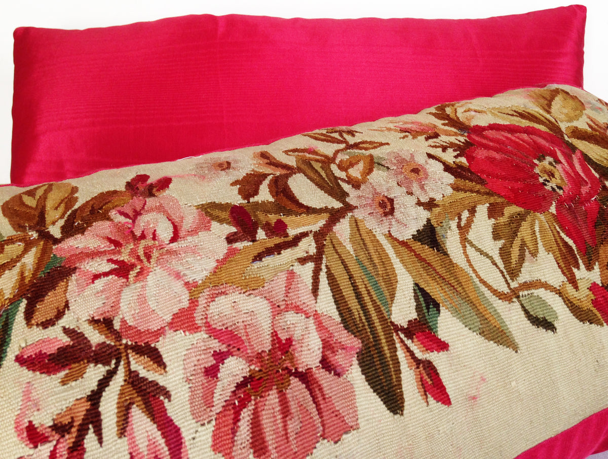 18th Century French Tapestry Pillow ID: P160801