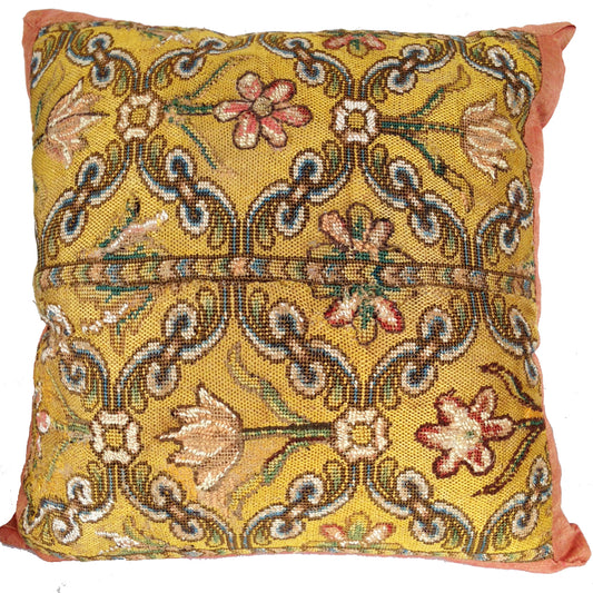 16th Century Italian Embroidery Pillow ID: P160802