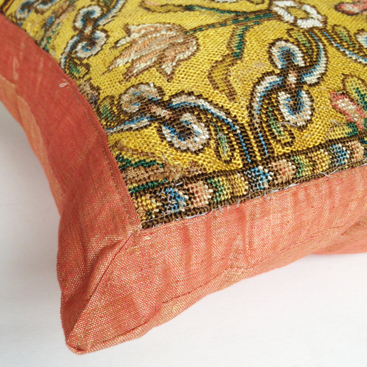 16th Century Italian Embroidery Pillow ID: P160802