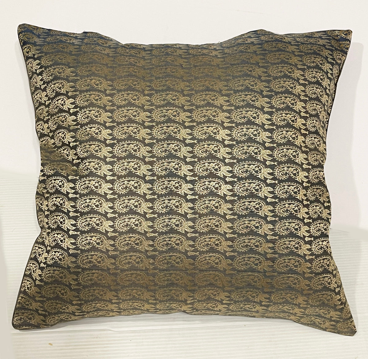 18th Century Italian Paisley Design Silk Pillow ID: P210603