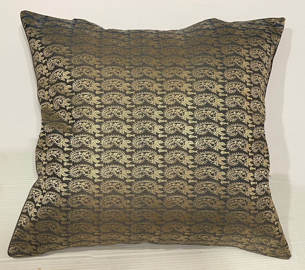 18th Century Italian Paisley Design Silk Pillow ID: P210603