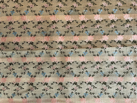 19th Century French Silk Embroidery Pillowcase ID: P210803