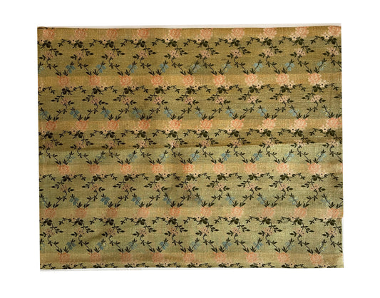 19th Century French Silk Embroidery Pillowcase ID: P210803