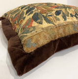 17th Century Brussels Tapestry Pillow