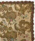 17th Century French Large Metallic Embroidery
