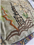 Vintage 1940 Art Deco Pillowcase