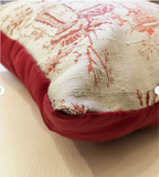 19th Chinese Silk Pillow