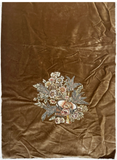 16th Century French Cut Velvet with Embroidery