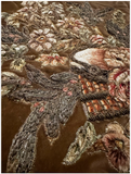 16th Century French Cut Velvet with Embroidery