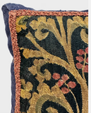16th Century Brussels Tapestry Pillow