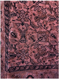 Late 19th Century European Burgundy Velvet Low Pile Coverlet