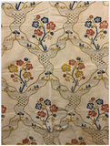20th Century French Printed Silk