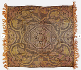 20th Century American Silk Woven Tablecover