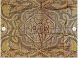 20th Century American Silk Woven Tablecover