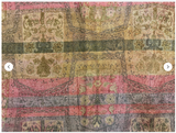18th Century Spanish Cut Velvet Pillowcase