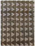 19th C Indian Hand-made Metal on linen Embroidery